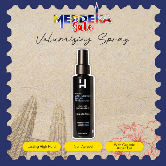 [HAIROS] Styling Volumizing Spray 130ml | With Organic Argan Oil | Non-Aerosol | Instant Volume | High Hold